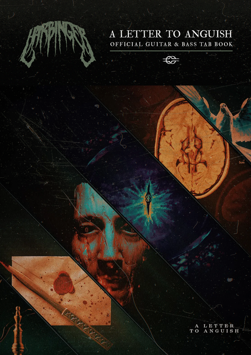 'A Letter To Anguish' Guitar & Bass Digital Tab Book HARBINGER