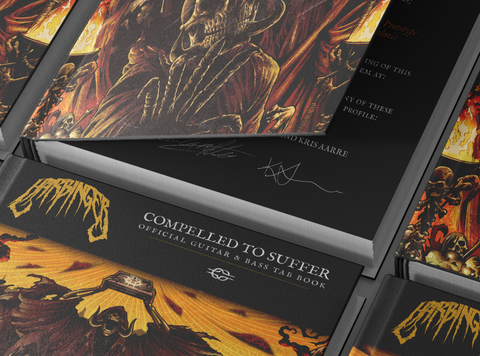 'Compelled To Suffer' Guitar & Bass Physical Tab Book